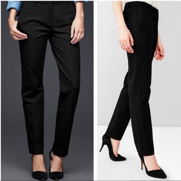 gap true straight trousers